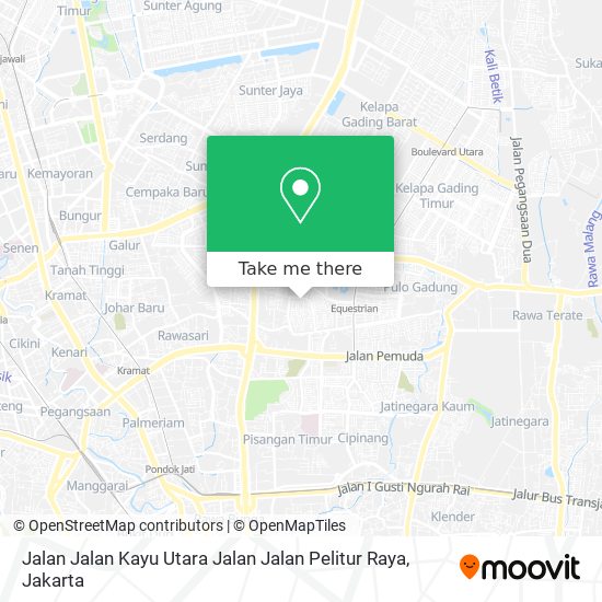 Jalan Jalan Kayu Utara Jalan Jalan Pelitur Raya map