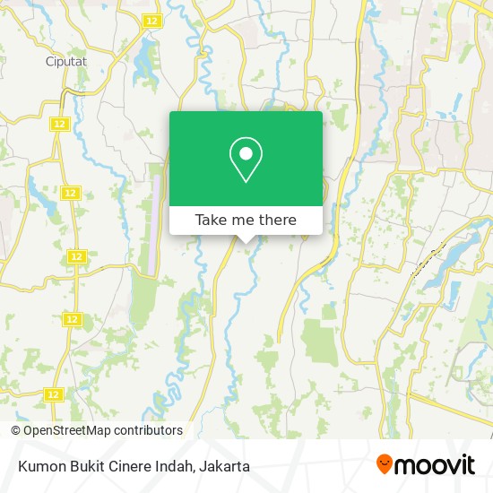 Kumon Bukit Cinere Indah map