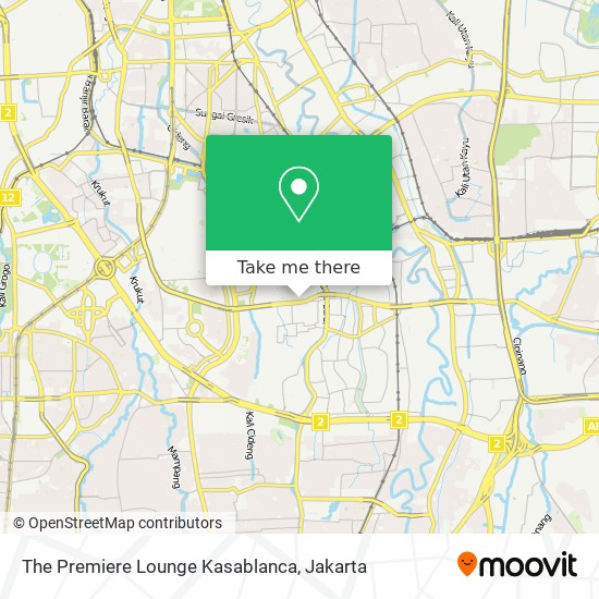 The Premiere Lounge Kasablanca map