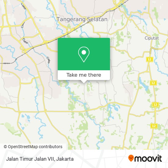 Jalan Timur Jalan VII map