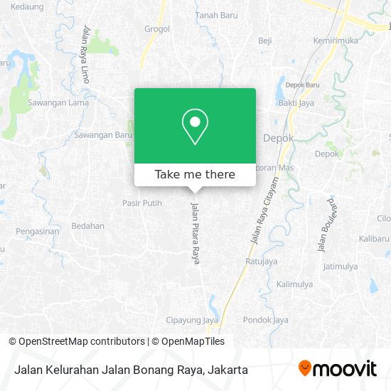 Jalan Kelurahan Jalan Bonang Raya map