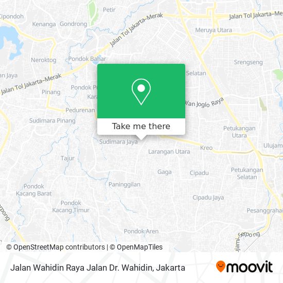 Jalan Wahidin Raya Jalan Dr. Wahidin map