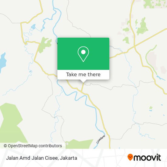 Jalan Amd Jalan Cisee map