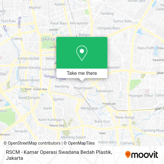 RSCM - Kamar Operasi Swadana Bedah Plastik map
