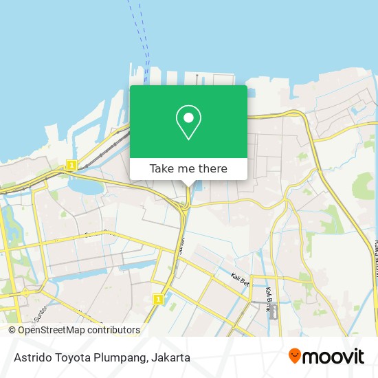 Astrido Toyota Plumpang map