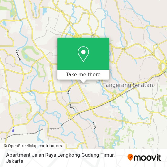 Apartment Jalan Raya Lengkong Gudang Timur map