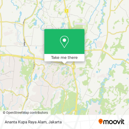 Ananta Kupa Raya Alam map