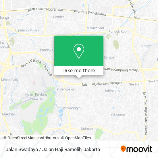 Jalan Swadaya / Jalan Haji Ramelih map