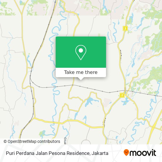 Puri Perdana Jalan Pesona Residence map