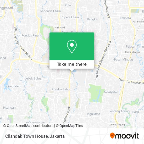 Cilandak Town House map