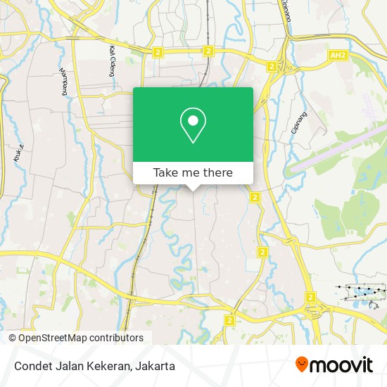 Condet Jalan Kekeran map