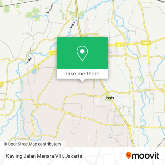 Kavling Jalan Menara VIII map