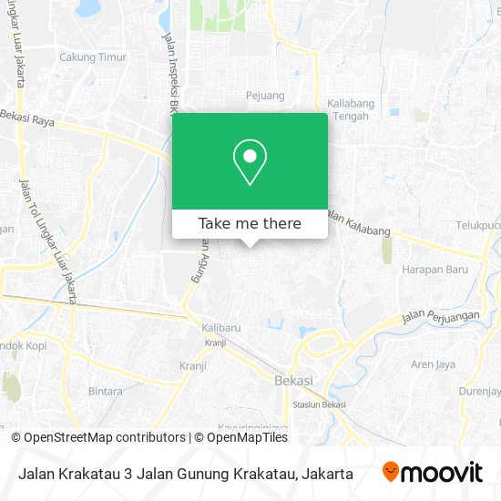 Jalan Krakatau 3 Jalan Gunung Krakatau map