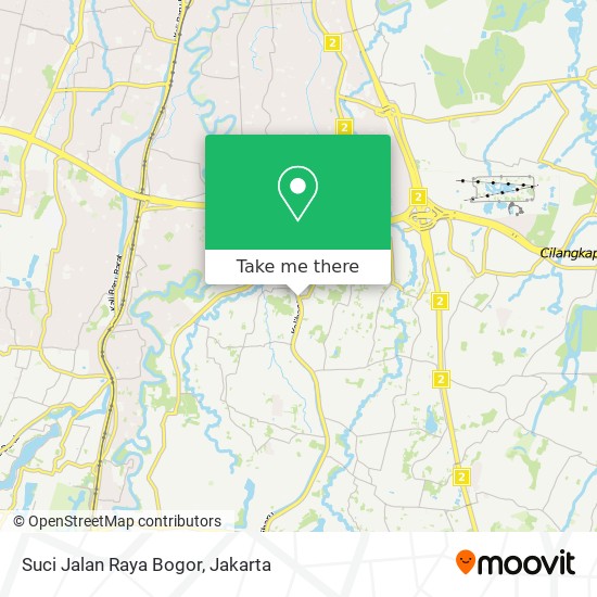 Suci Jalan Raya Bogor map