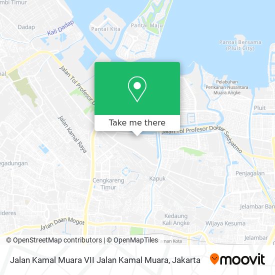 Jalan Kamal Muara VII Jalan Kamal Muara map