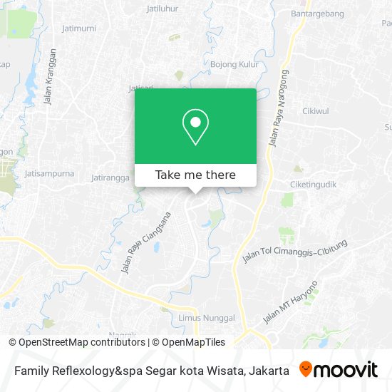 Family Reflexology&spa Segar kota Wisata map