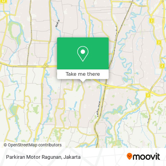 Parkiran Motor Ragunan map