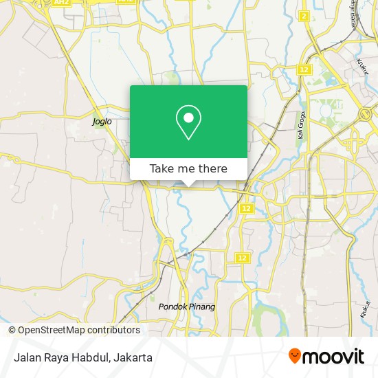 Jalan Raya Habdul map