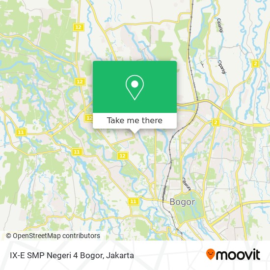 IX-E SMP Negeri 4 Bogor map