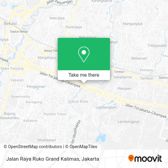 Jalan Raya Ruko Grand Kalimas map