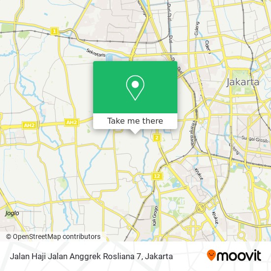 Jalan Haji Jalan Anggrek Rosliana 7 map