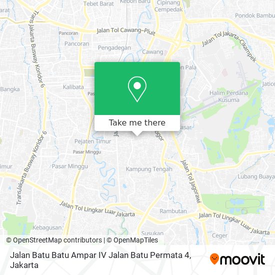 Jalan Batu Batu Ampar IV Jalan Batu Permata 4 map