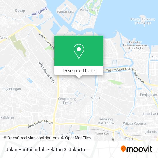 Jalan Pantai Indah Selatan 3 map