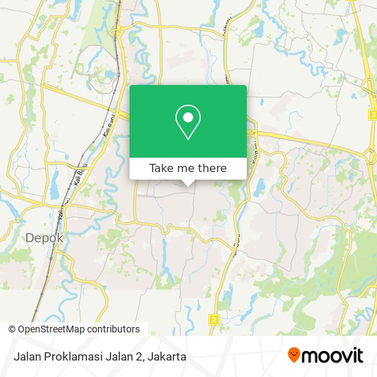 Jalan Proklamasi Jalan 2 map