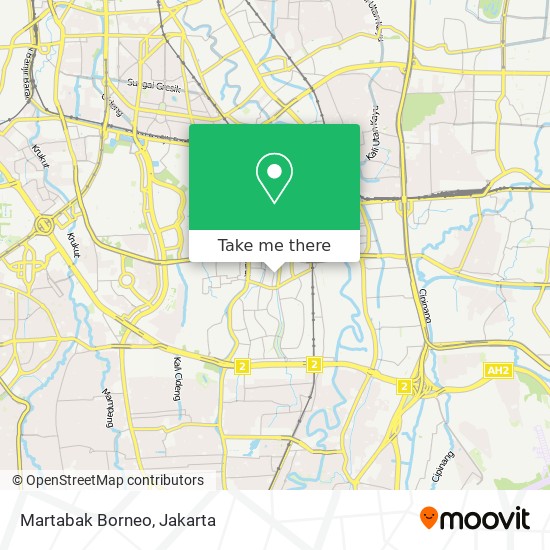 Martabak Borneo map