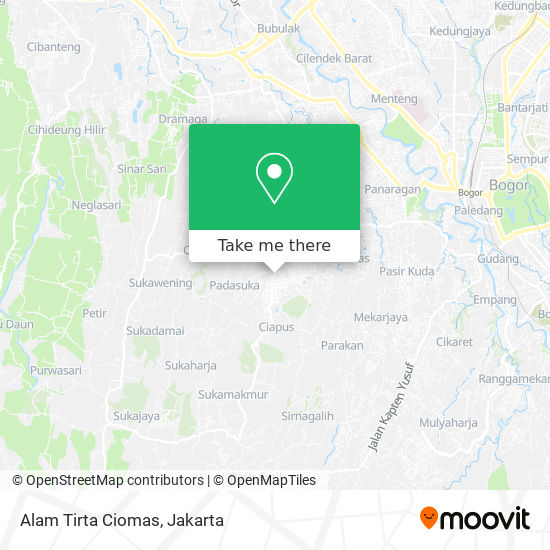 Alam Tirta Ciomas map