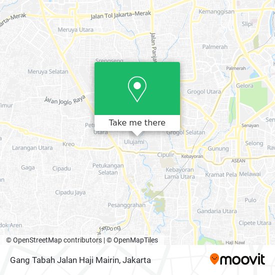 Gang Tabah Jalan Haji Mairin map