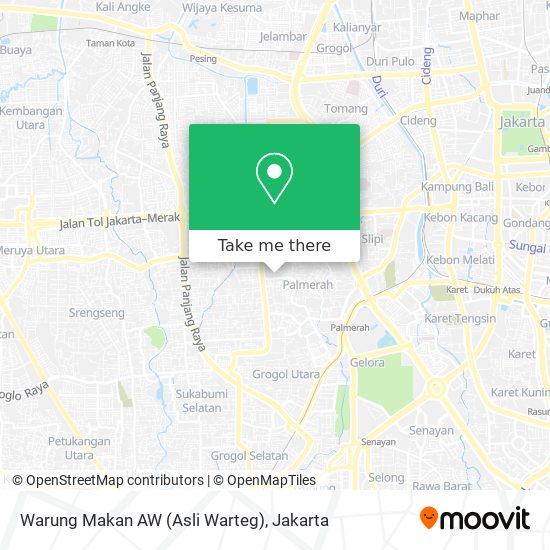Warung Makan AW (Asli Warteg) map