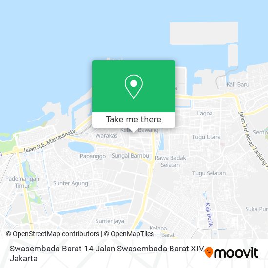 Swasembada Barat 14 Jalan Swasembada Barat XIV map