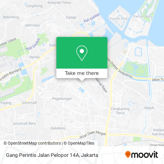 Gang Perintis Jalan Pelopor 14A map