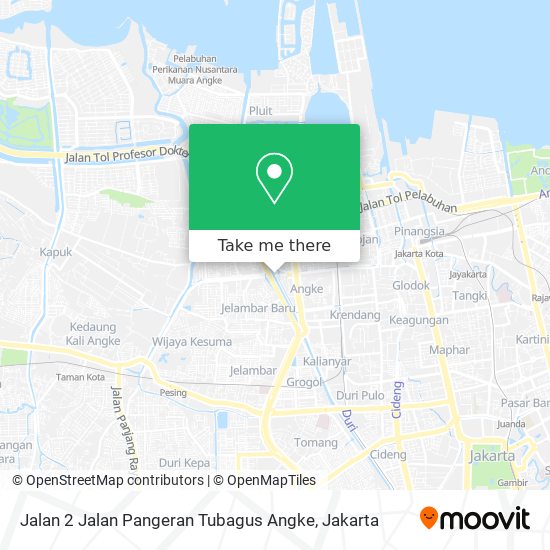 Jalan 2 Jalan Pangeran Tubagus Angke map