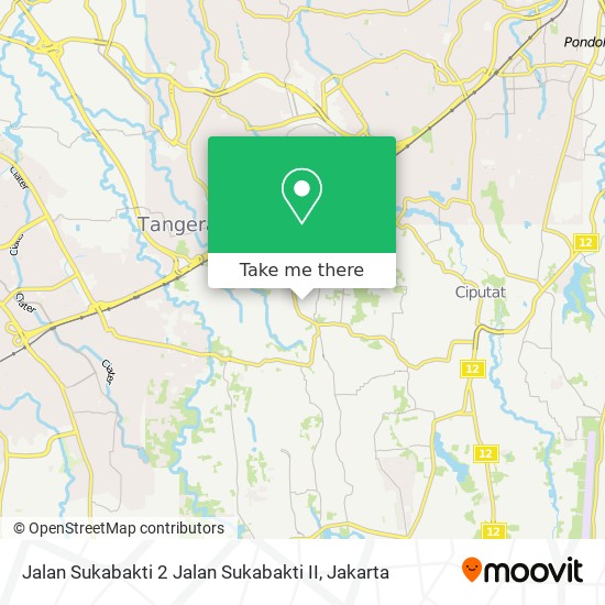 Jalan Sukabakti 2 Jalan Sukabakti II map