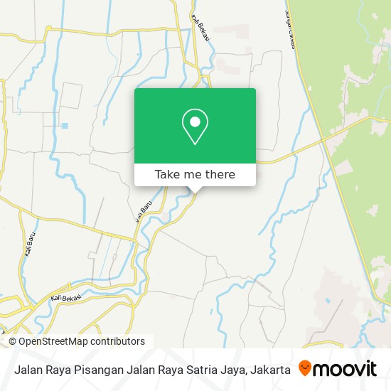 Jalan Raya Pisangan Jalan Raya Satria Jaya map