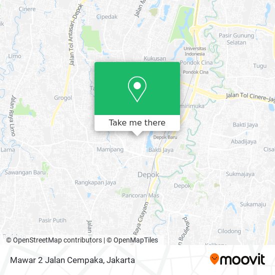 Mawar 2 Jalan Cempaka map