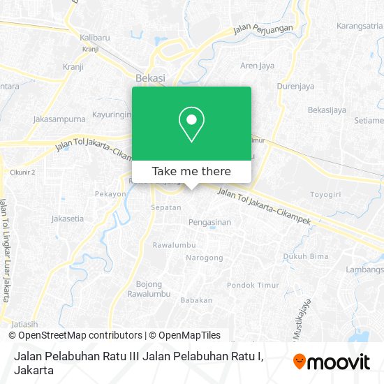 Jalan Pelabuhan Ratu III Jalan Pelabuhan Ratu I map