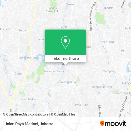 Jalan Raya Madani map