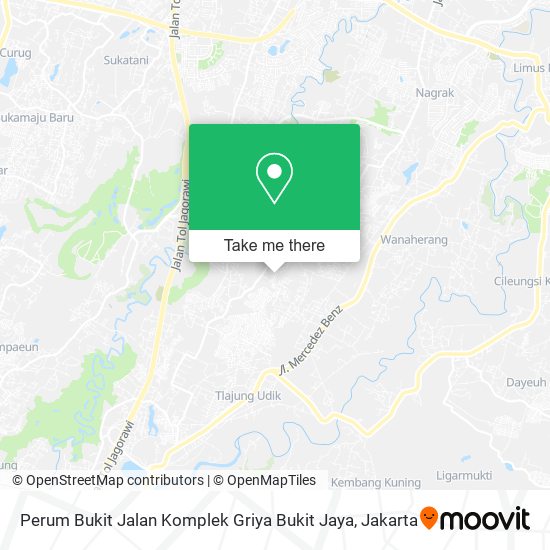 Perum Bukit Jalan Komplek Griya Bukit Jaya map