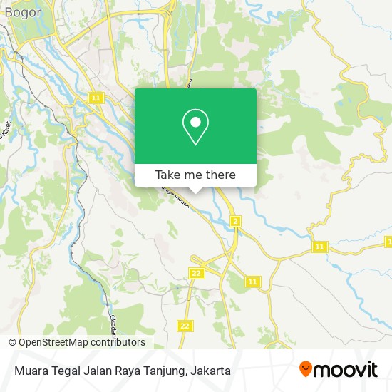 Muara Tegal Jalan Raya Tanjung map