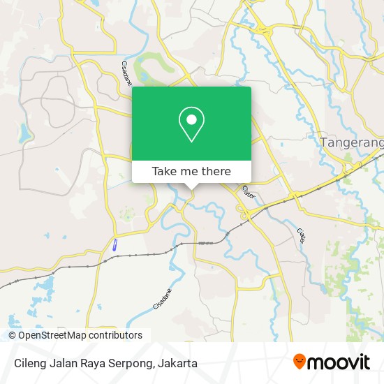 Cileng Jalan Raya Serpong map