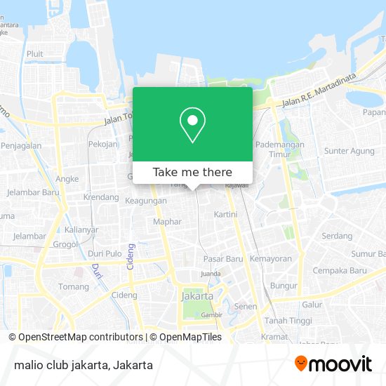 malio club jakarta map