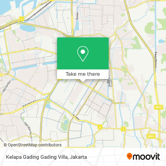 Kelapa Gading Gading Villa map