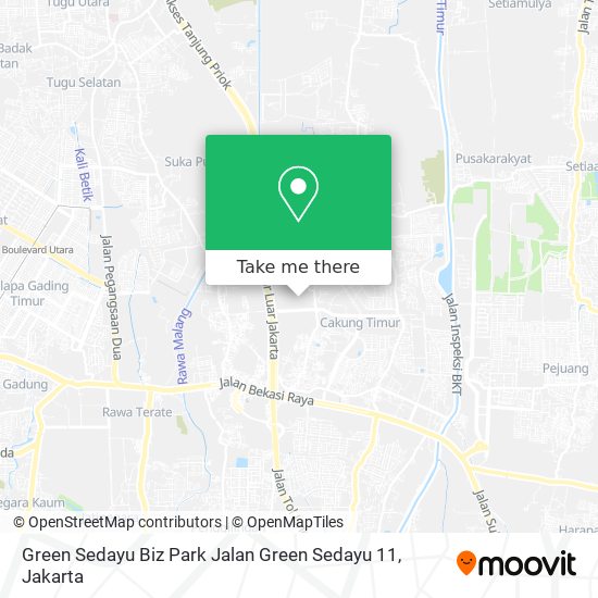 Green Sedayu Biz Park Jalan Green Sedayu 11 map