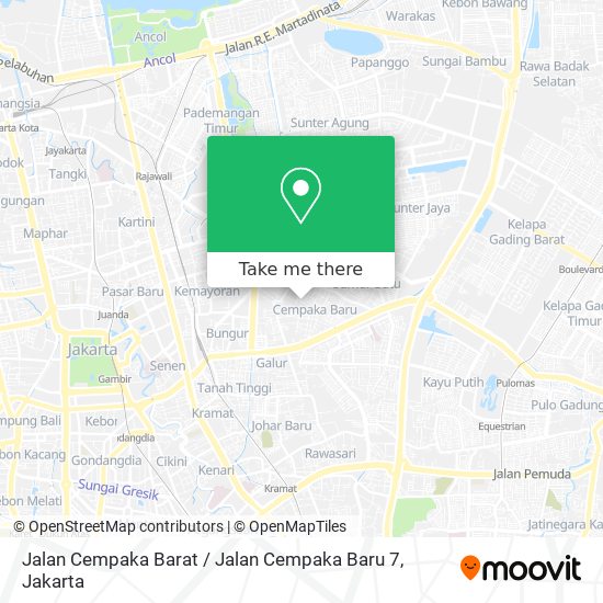 Jalan Cempaka Barat / Jalan Cempaka Baru 7 map