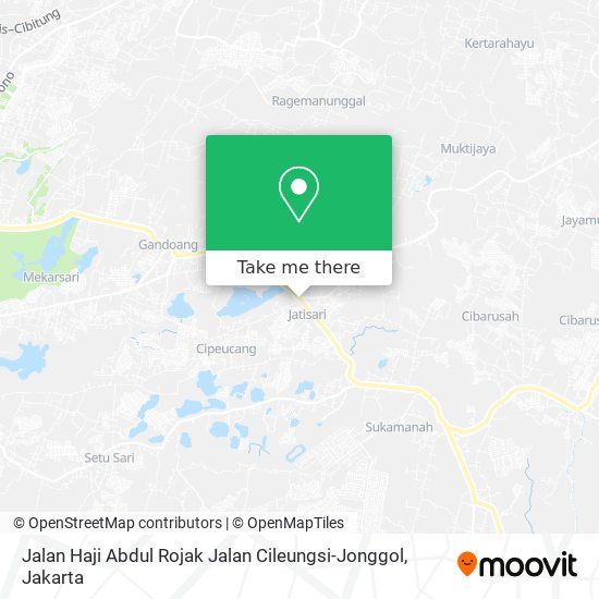 Jalan Haji Abdul Rojak Jalan Cileungsi-Jonggol map