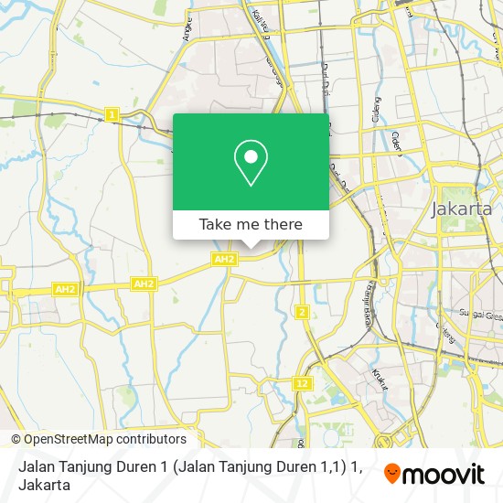 Jalan Tanjung Duren 1 (Jalan Tanjung Duren 1,1) 1 map