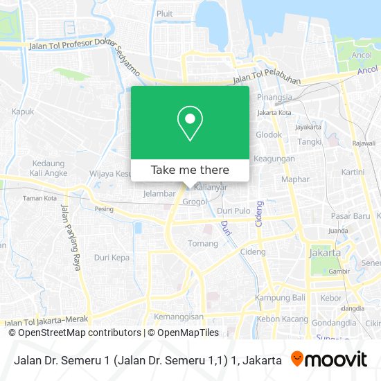 Jalan Dr. Semeru 1 (Jalan Dr. Semeru 1,1) 1 map